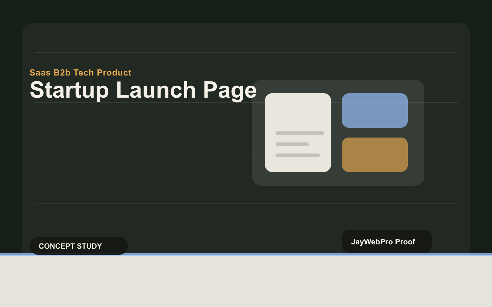 Startup Launch Page